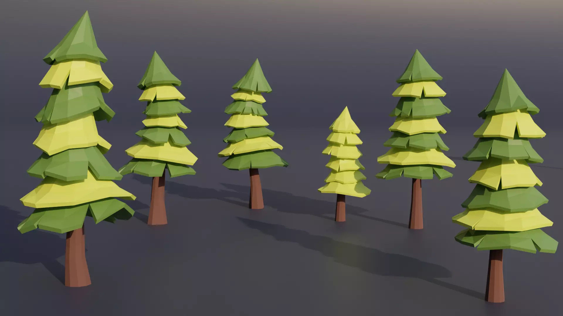 Low Poly Nature Mega Pack RG Low-poly 3D model_3