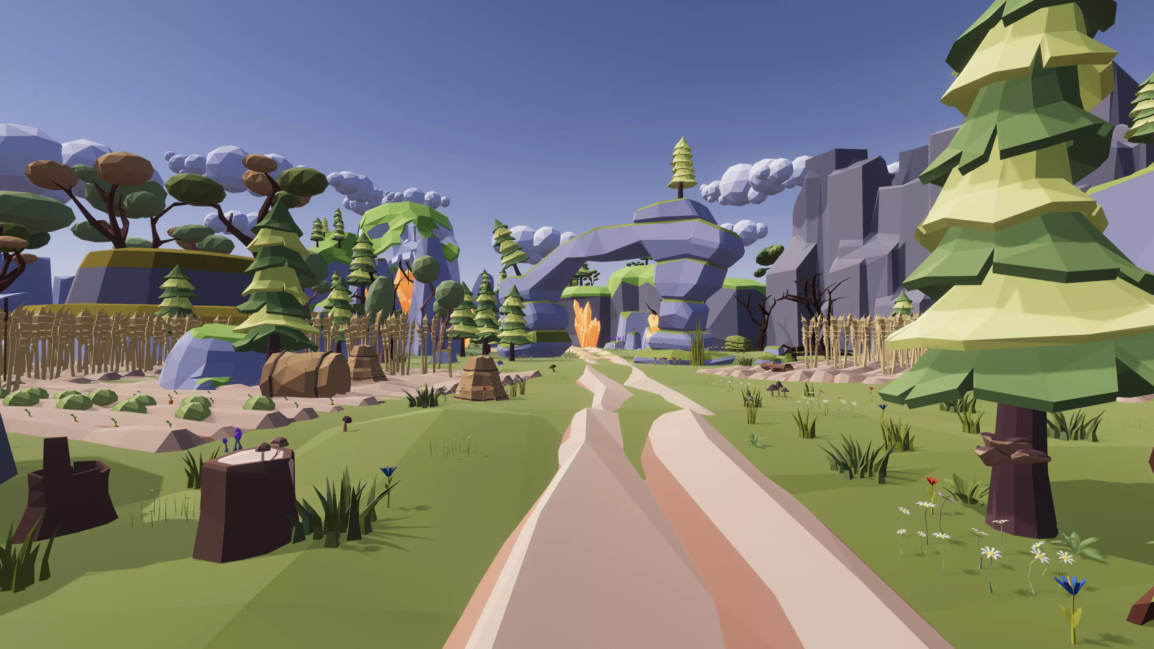 Low Poly Nature Mega Pack RG Low-poly 3D model_10