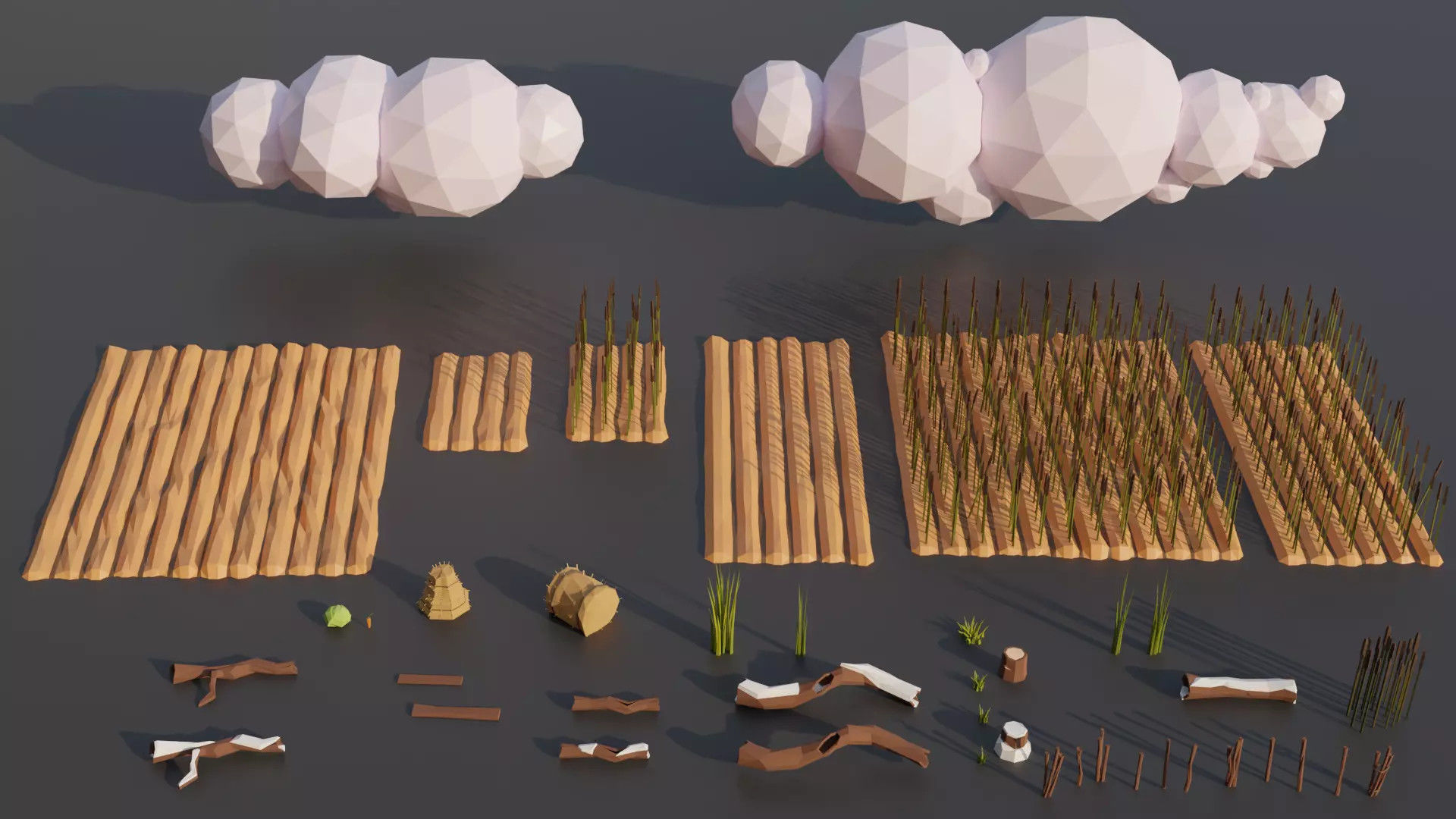 Low Poly Nature Mega Pack RG Low-poly 3D model_21