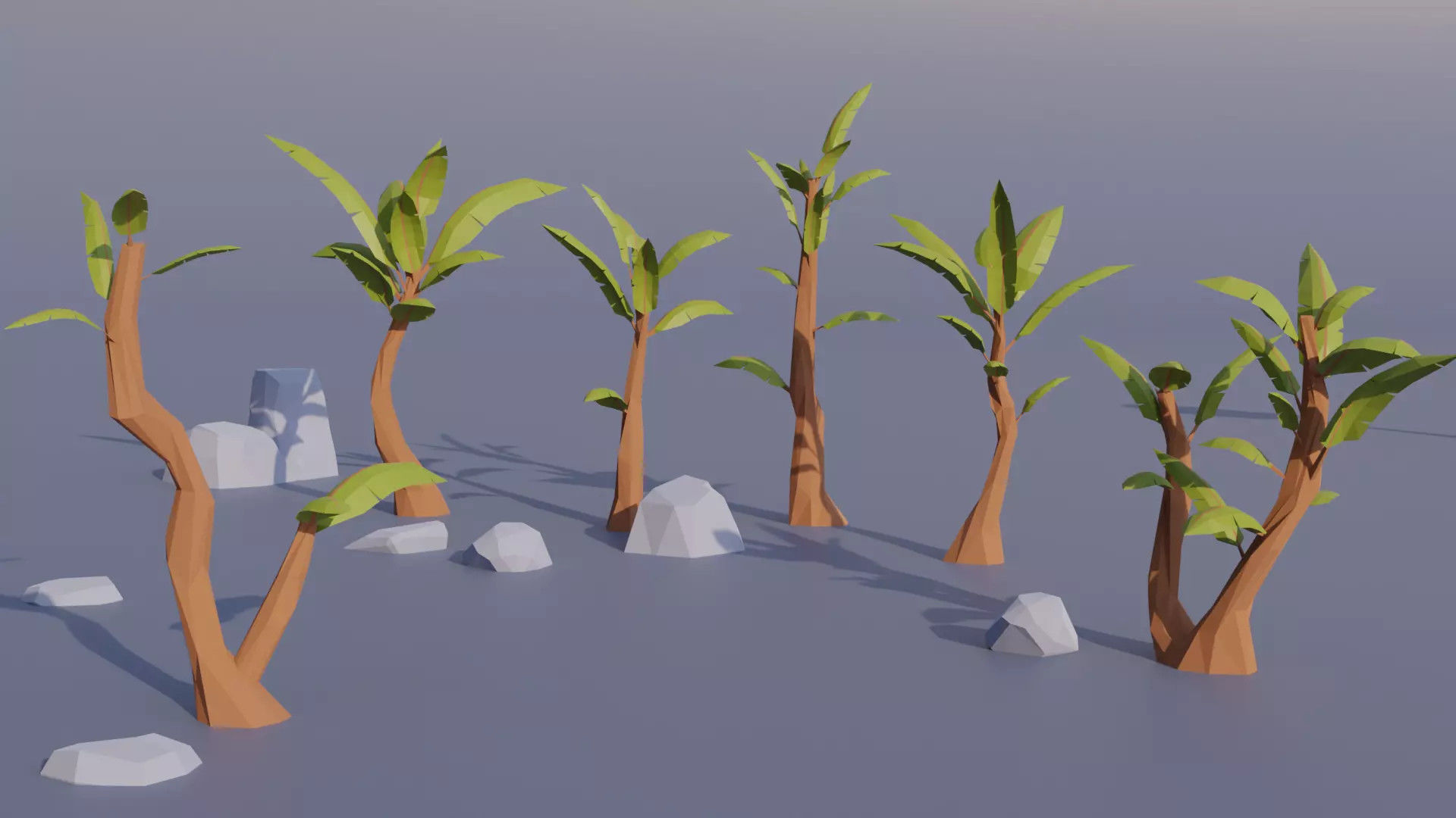 Low Poly Nature Mega Pack RG Low-poly 3D model_2