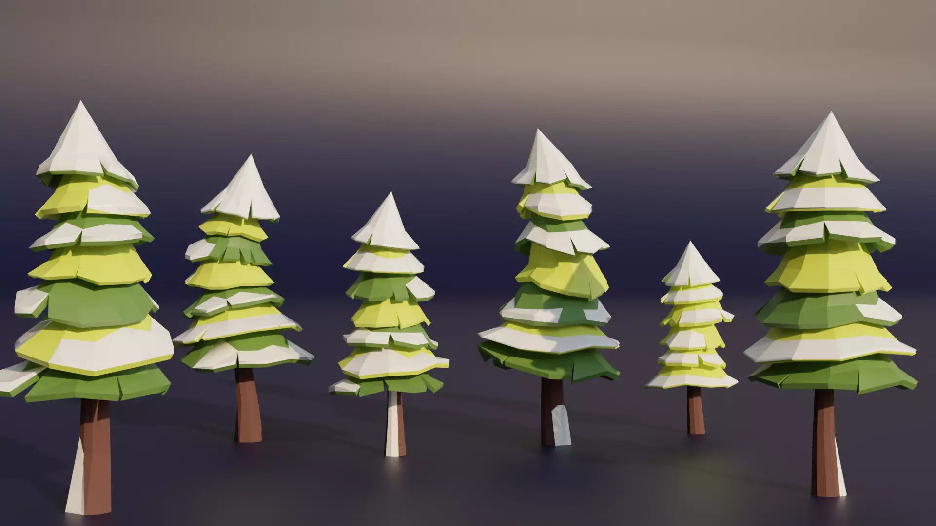 Low Poly Nature Mega Pack RG Low-poly 3D model_4