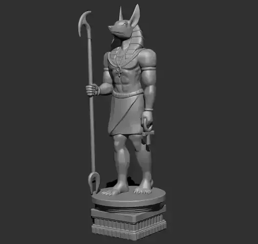 Anubis Figure Free 3D print model Anubis Figure Free 3D print model