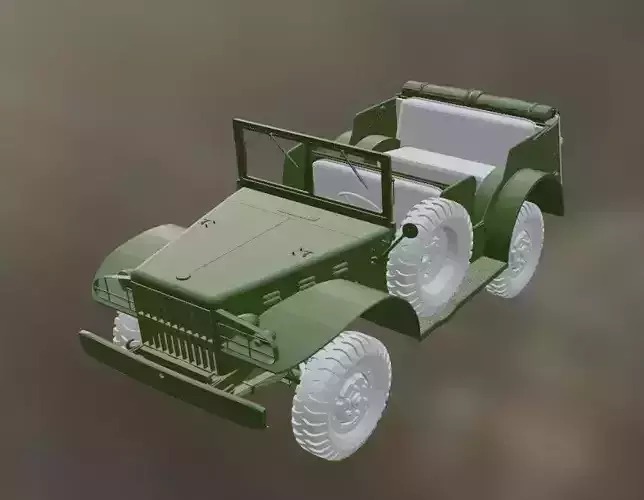 Dodge WC 56 command car scale model 1 16