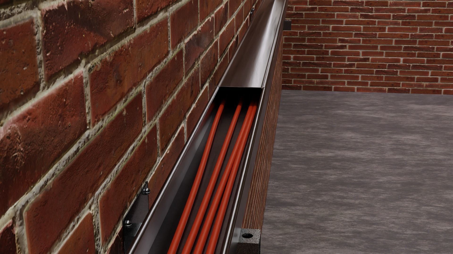 Cable trays 50x50 100x50 200x50 300x50 3D model_5