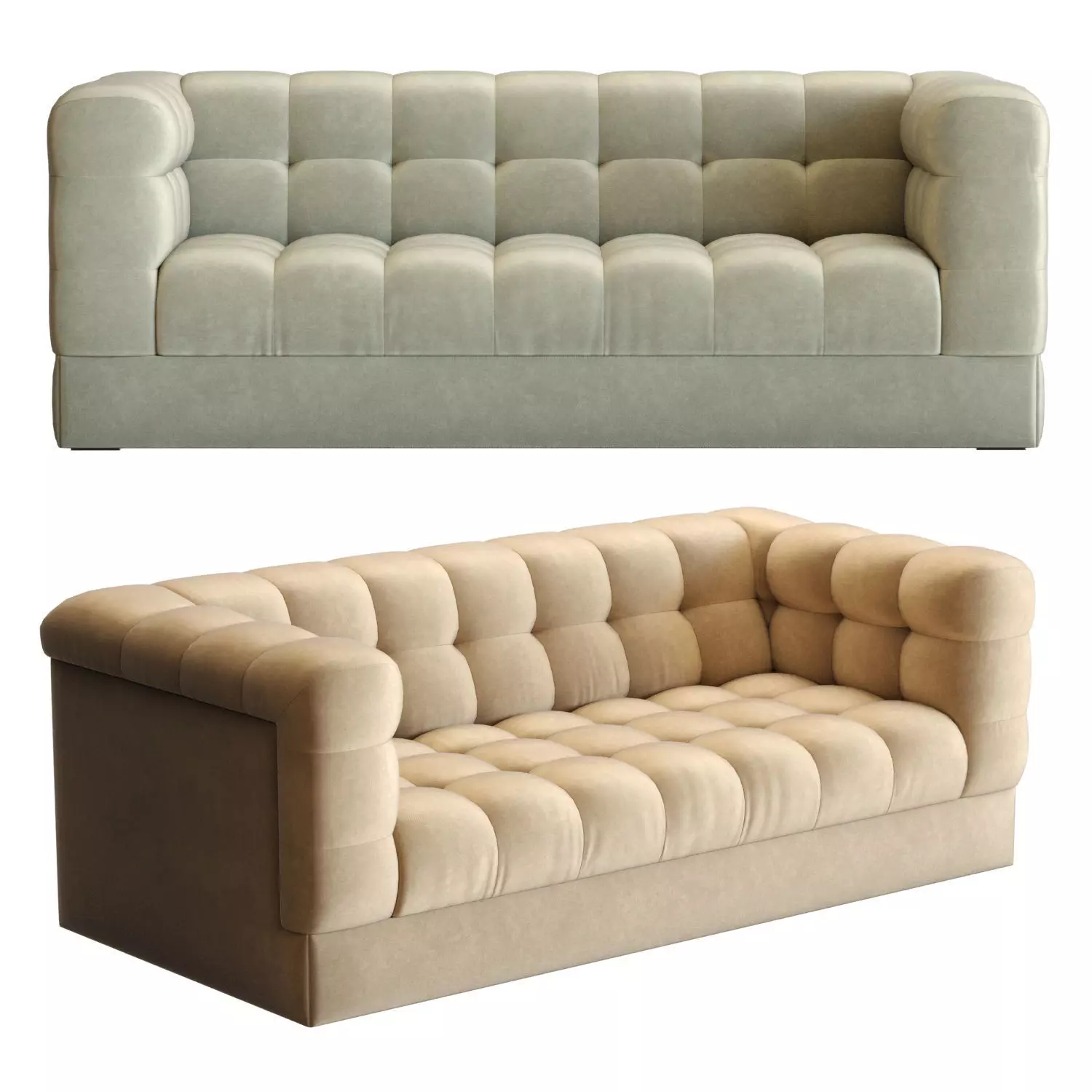 Crate and Barrel Chiltern 78 in Sofa  3D model_0