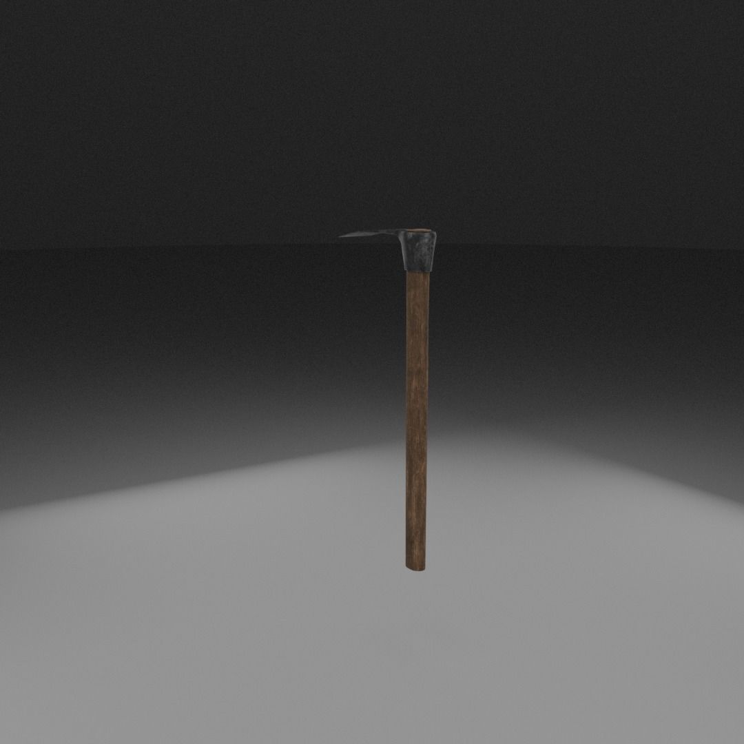 Hoe is farming Free low-poly 3D model_2