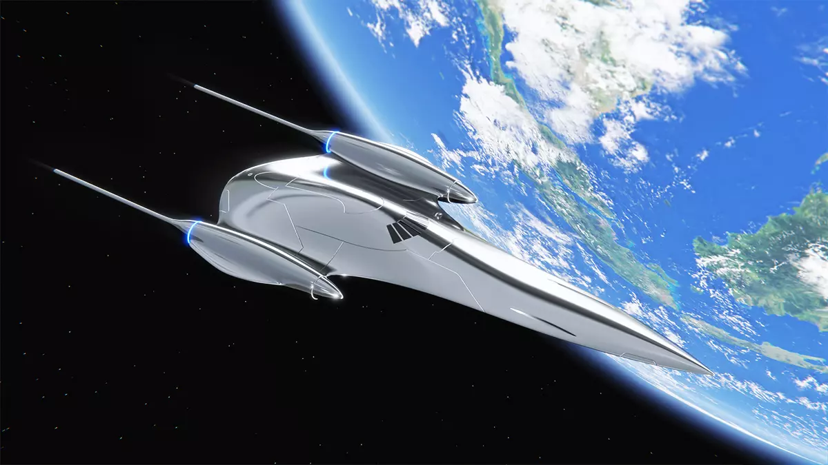 J-TYPE327 Nubian Royal Starship Free 3D model_0