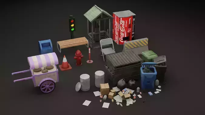 Street Props Set