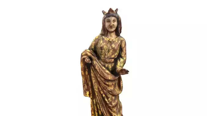 Statue of Queen of Sheba - CGI - FAO - DAO