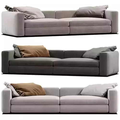 Minotti Leonard Sofa 3D model