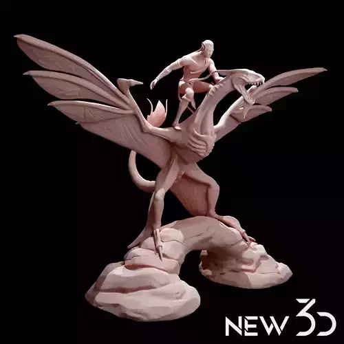 AVATAR JAKE SULLY BANSHEE 3D print model