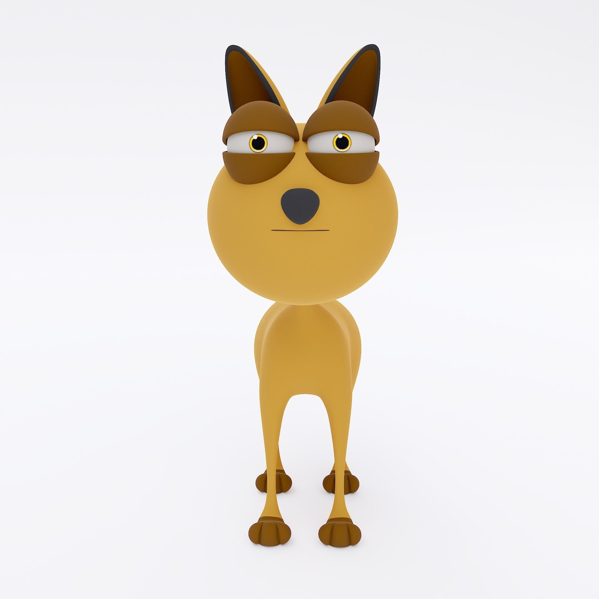 Cat cartoon animal 3d model 3D model CGTrader