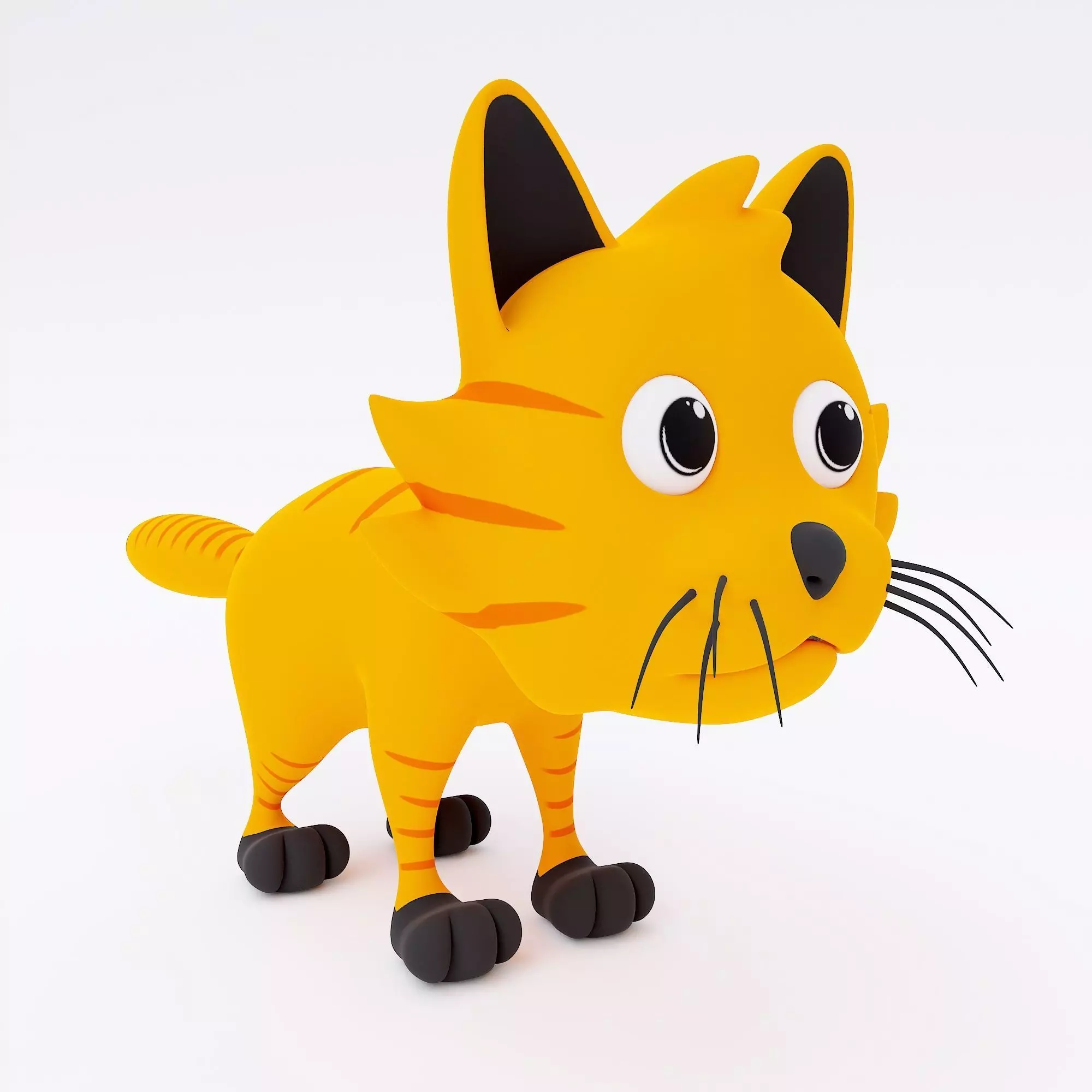 Cat cartoon 3d model 3D model