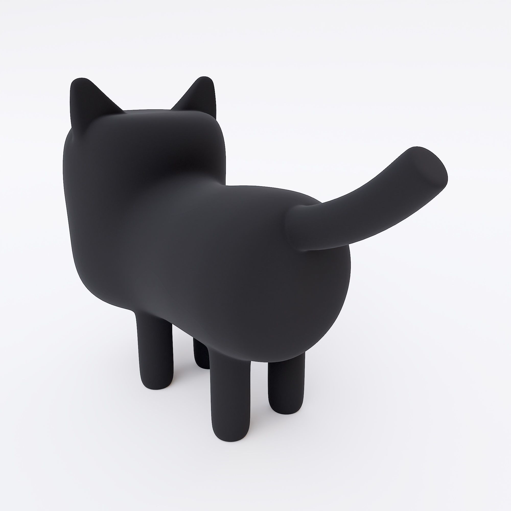 Cat cartoon 3dmodel 3D model_3