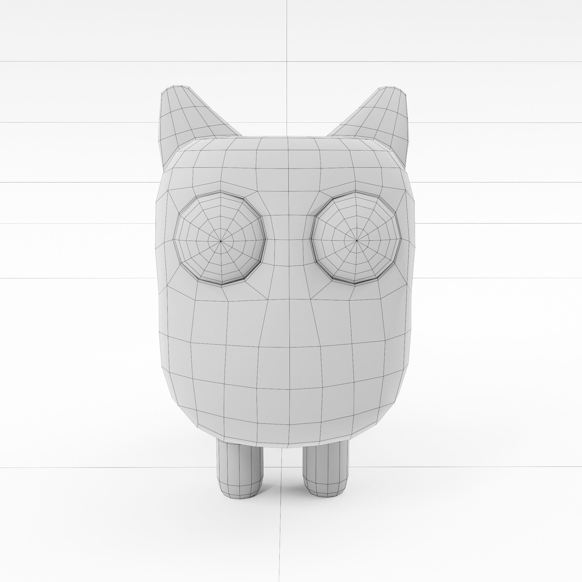 Cat cartoon 3dmodel 3D model_5