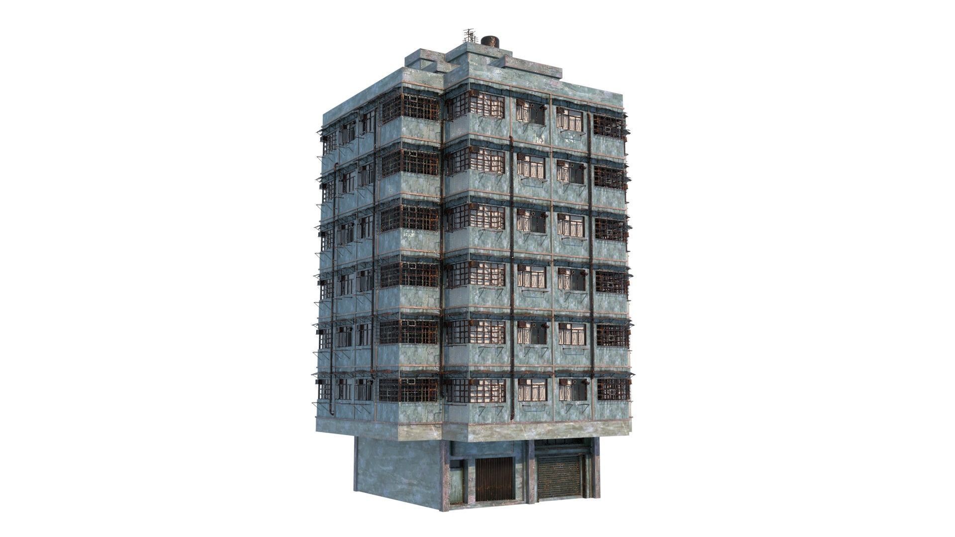 Hong Kong Street V3 3D model_38