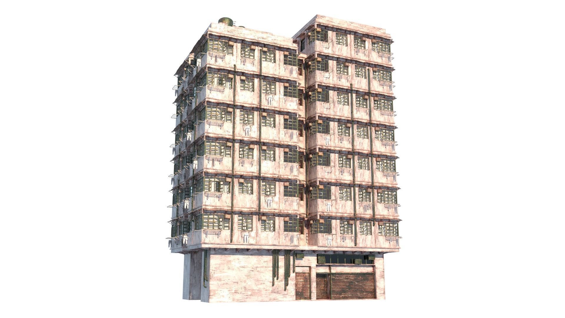 Hong Kong Street V3 3D model_17