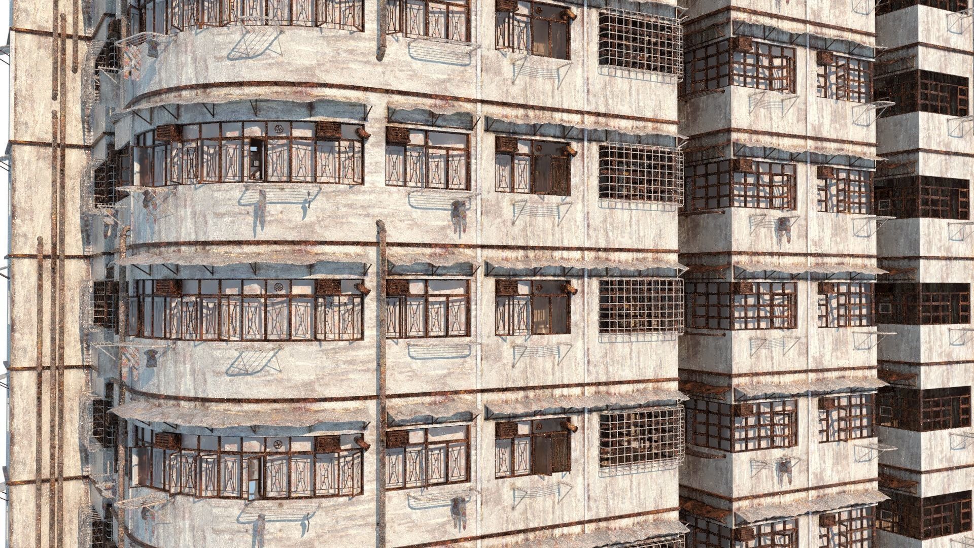 Hong Kong Street V3 3D model_36