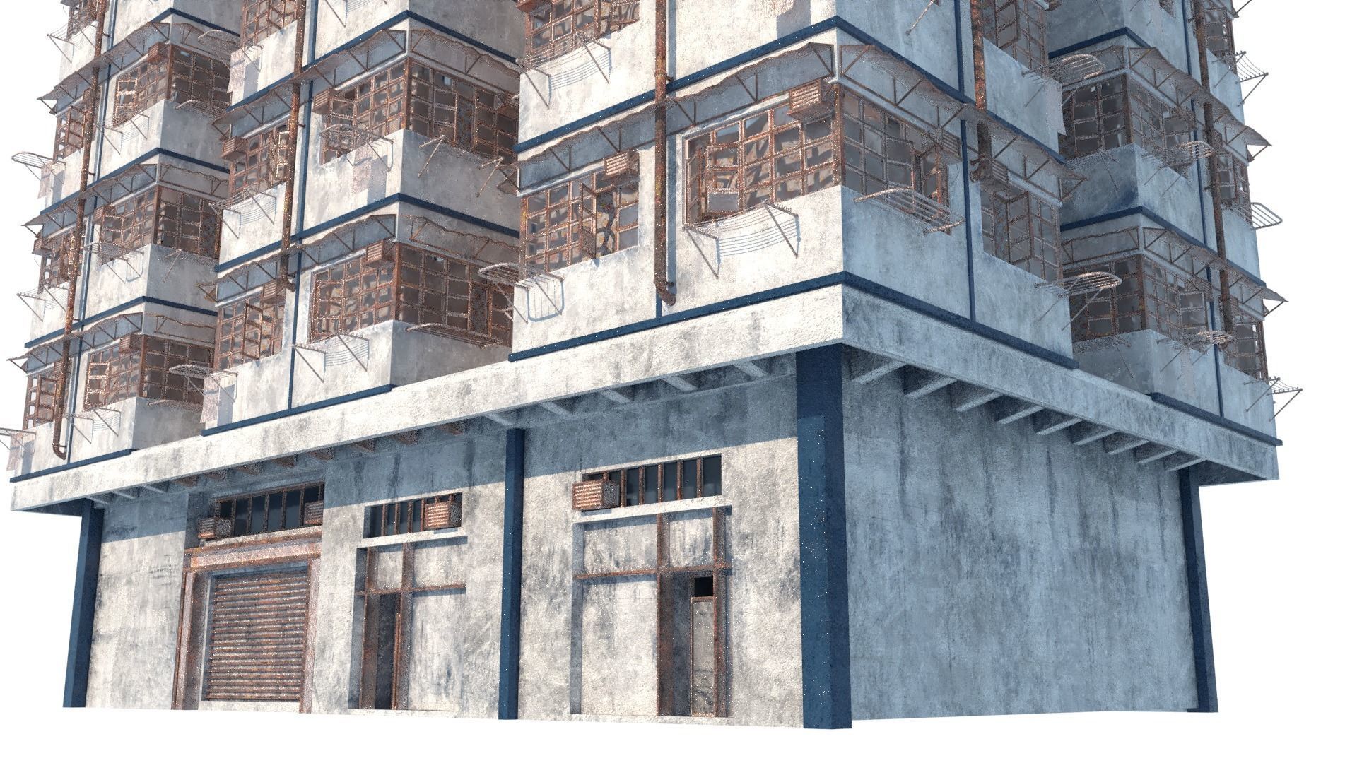 Hong Kong Street V3 3D model_29