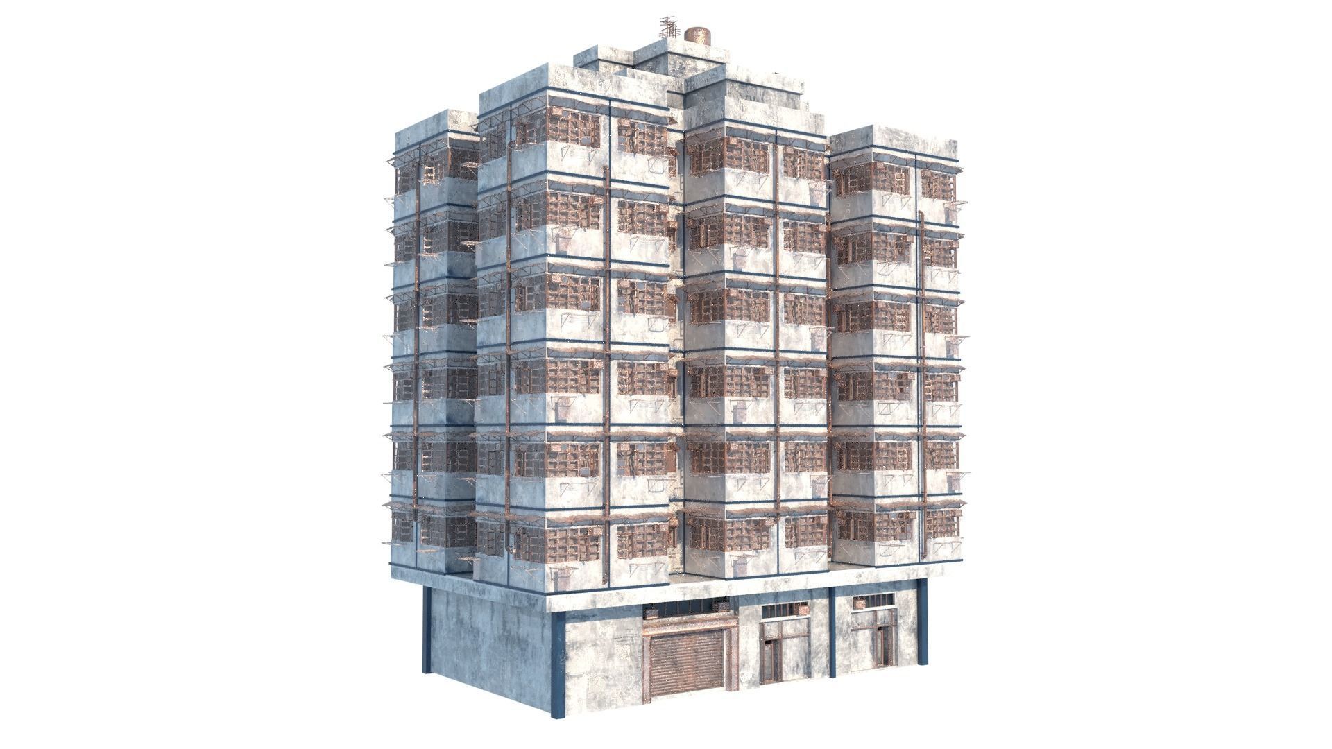 Hong Kong Street V3 3D model_25
