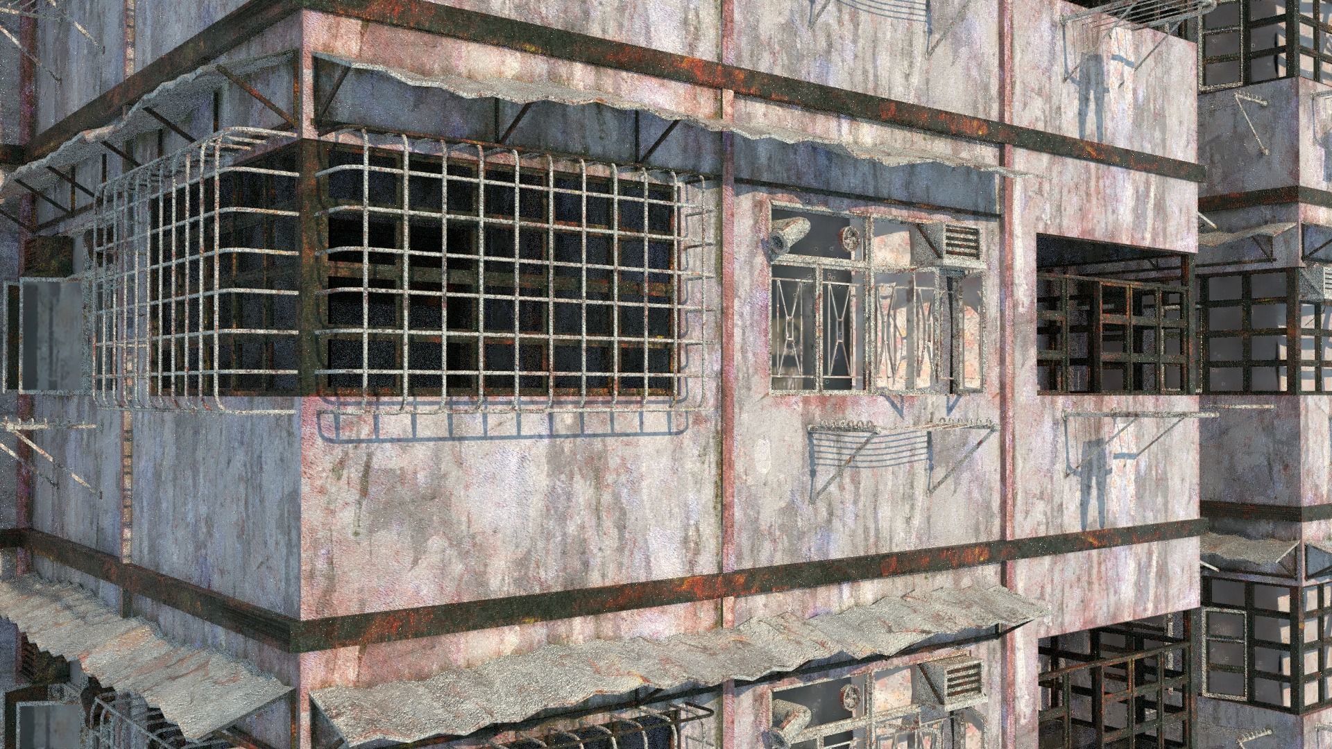 Hong Kong Street V3 3D model_32