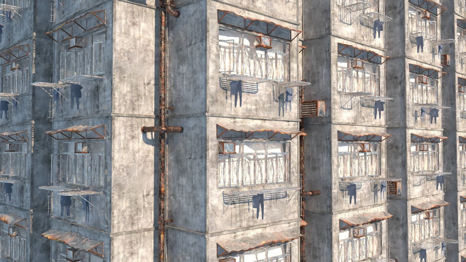 Hong Kong Street V3 3D model_11