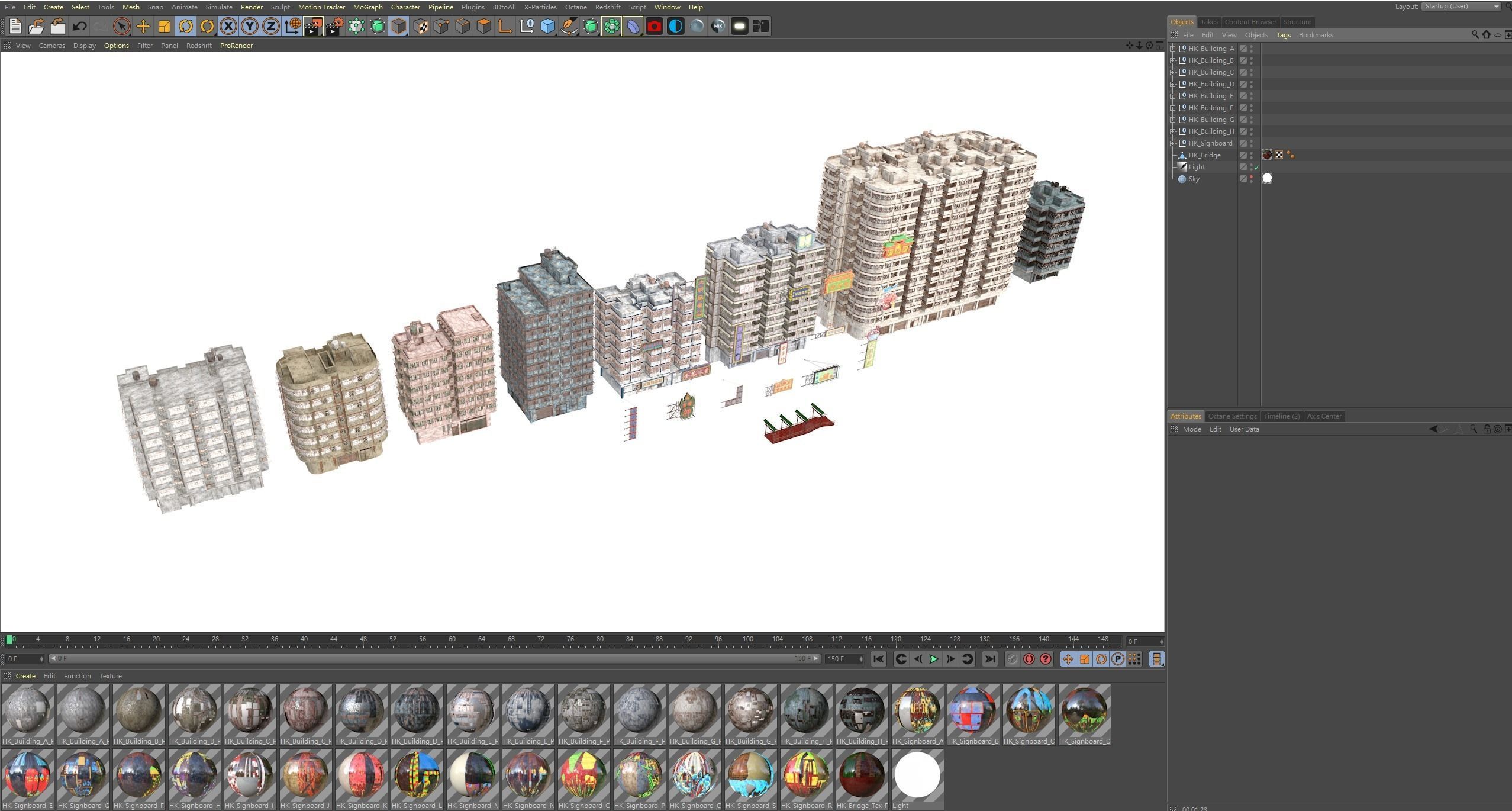 Hong Kong Street V3 3D model_8
