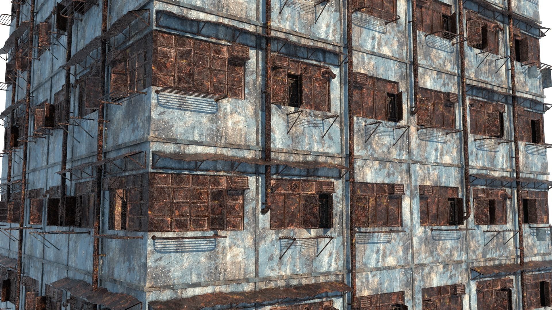 Hong Kong Street V3 3D model_23