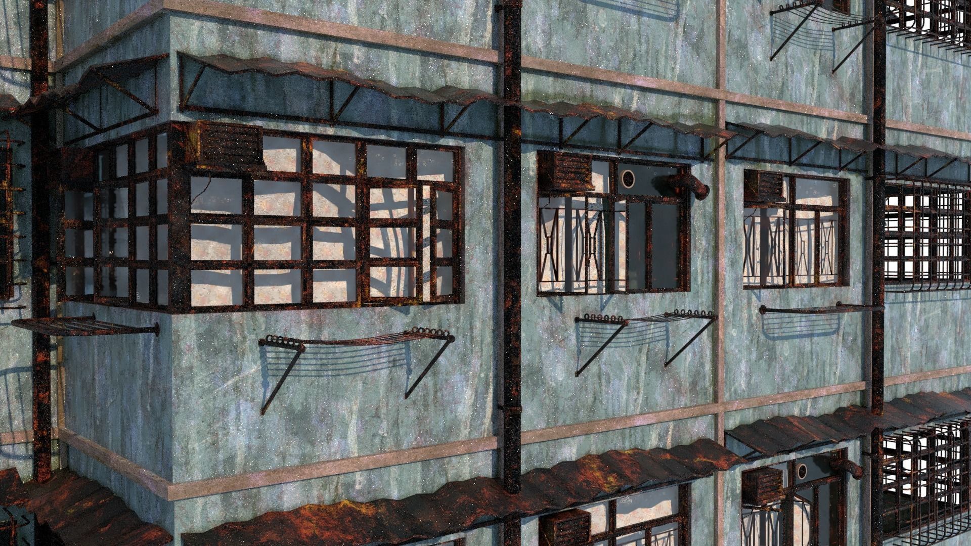 Hong Kong Street V3 3D model_40