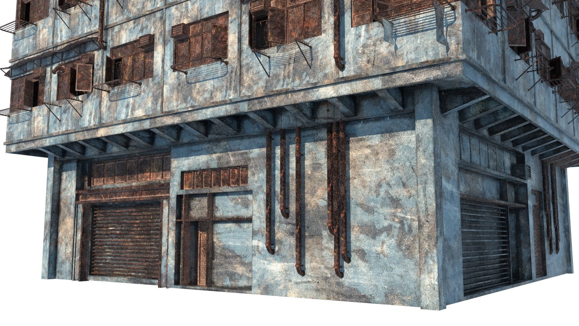 Hong Kong Street V3 3D model_24