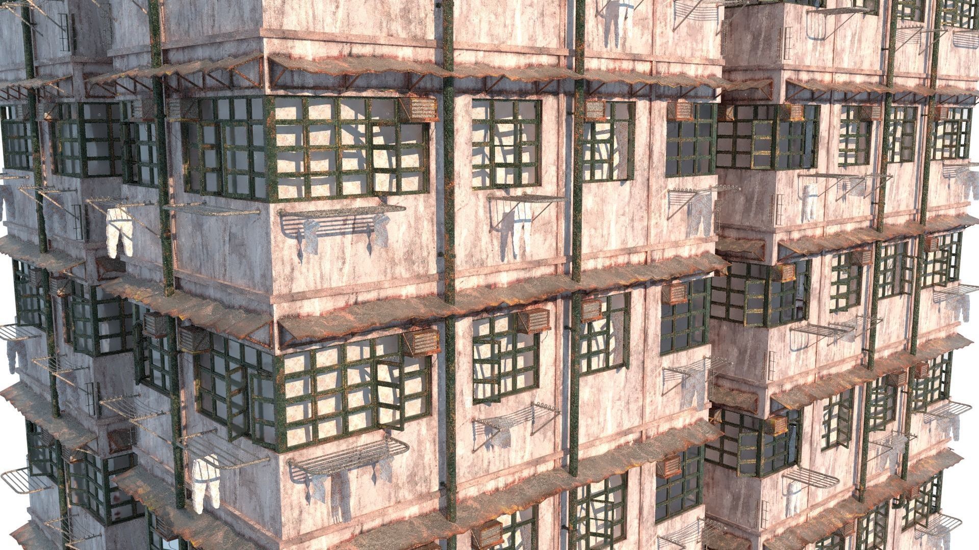 Hong Kong Street V3 3D model_19