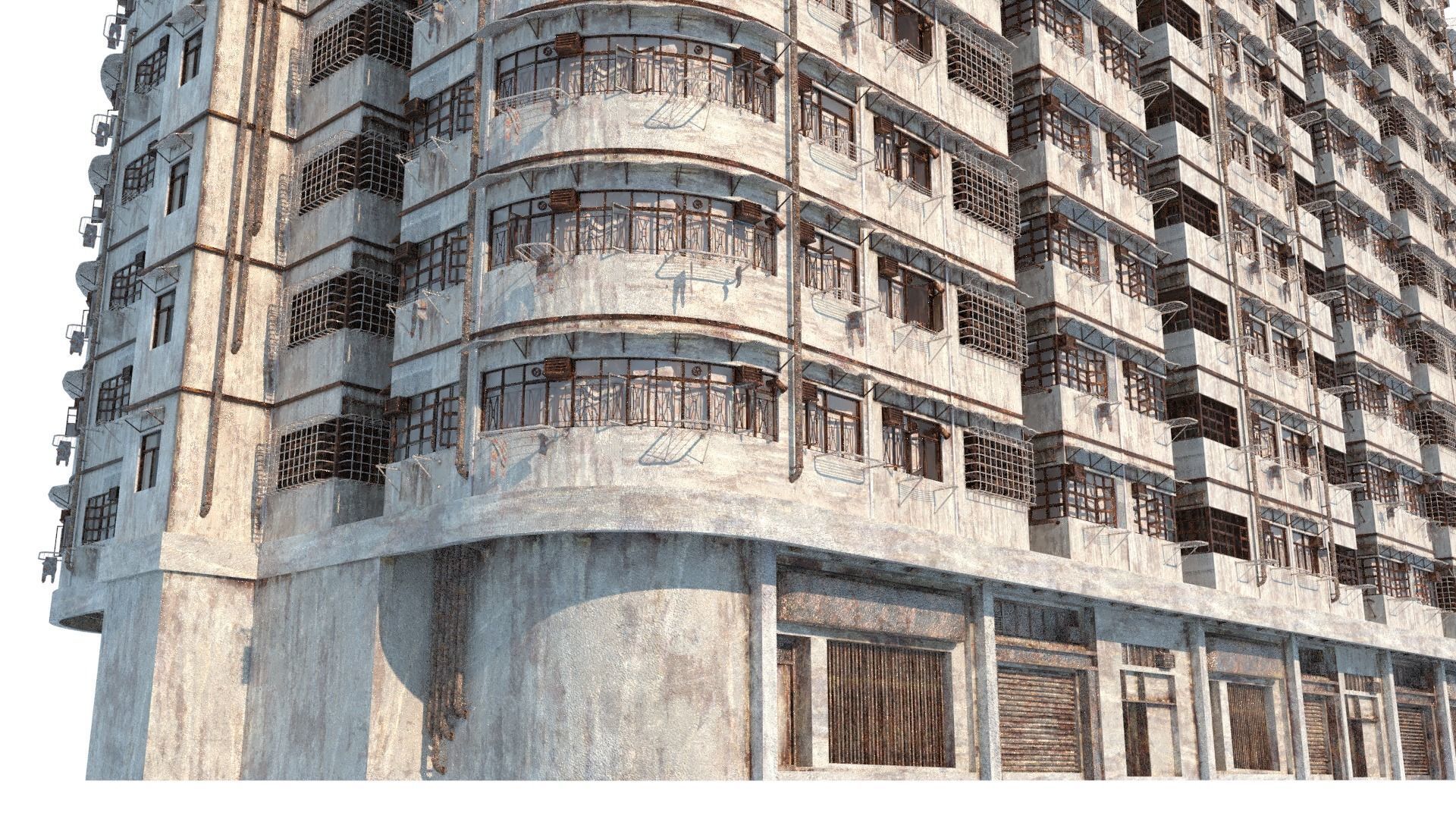 Hong Kong Street V3 3D model_37