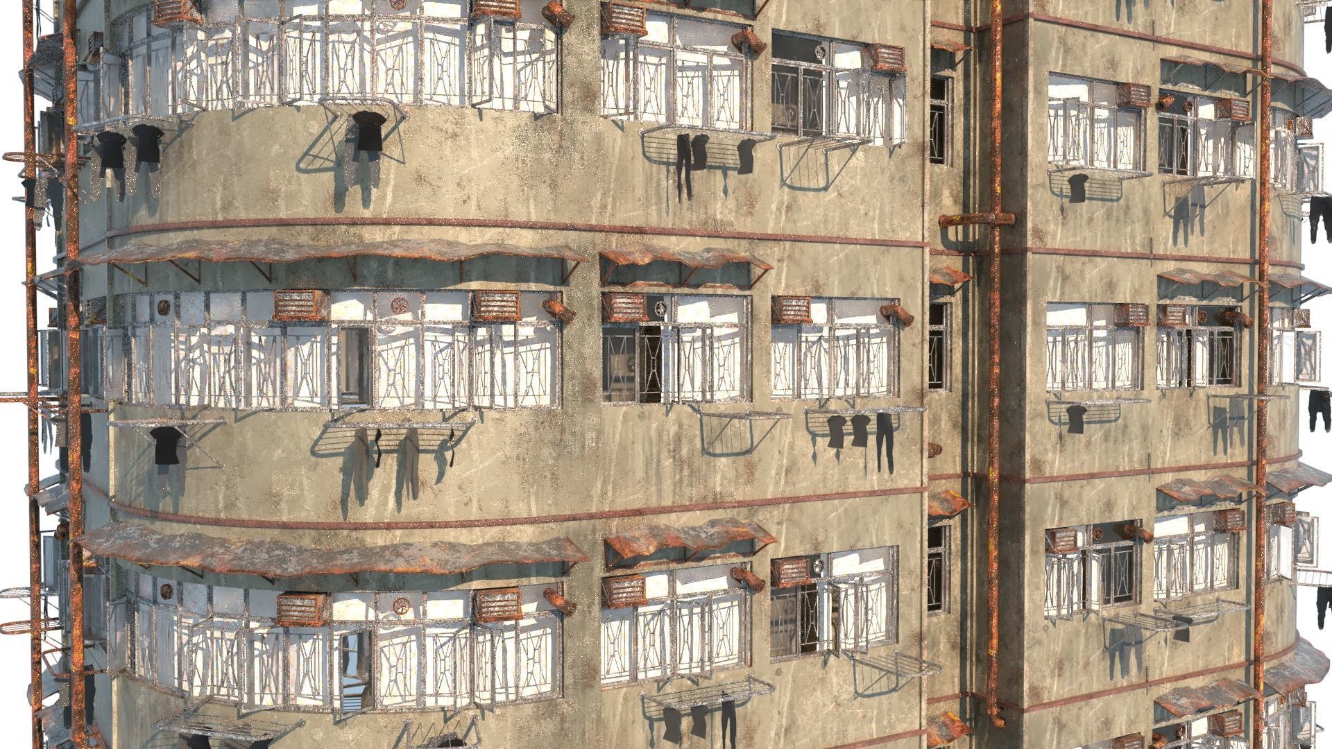 Hong Kong Street V3 3D model_15