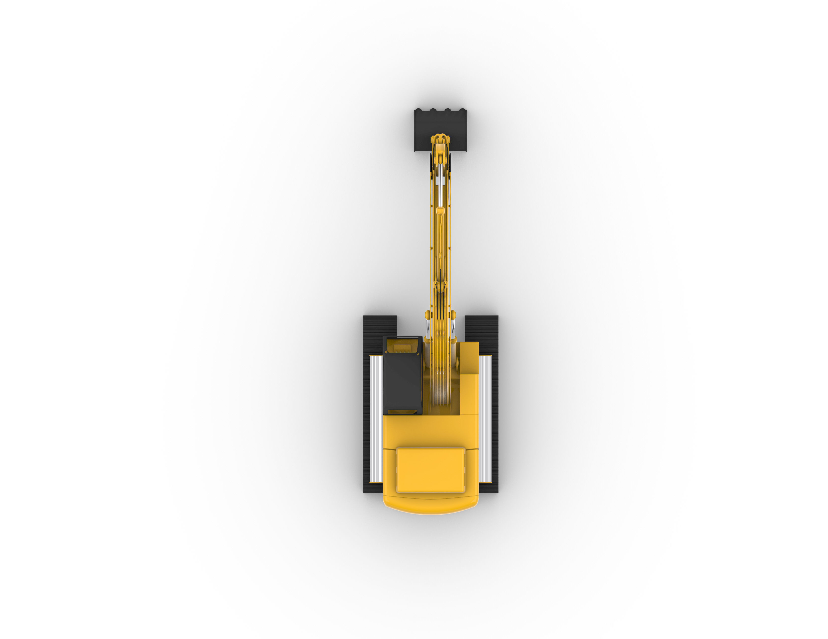Excavator 3D model_6