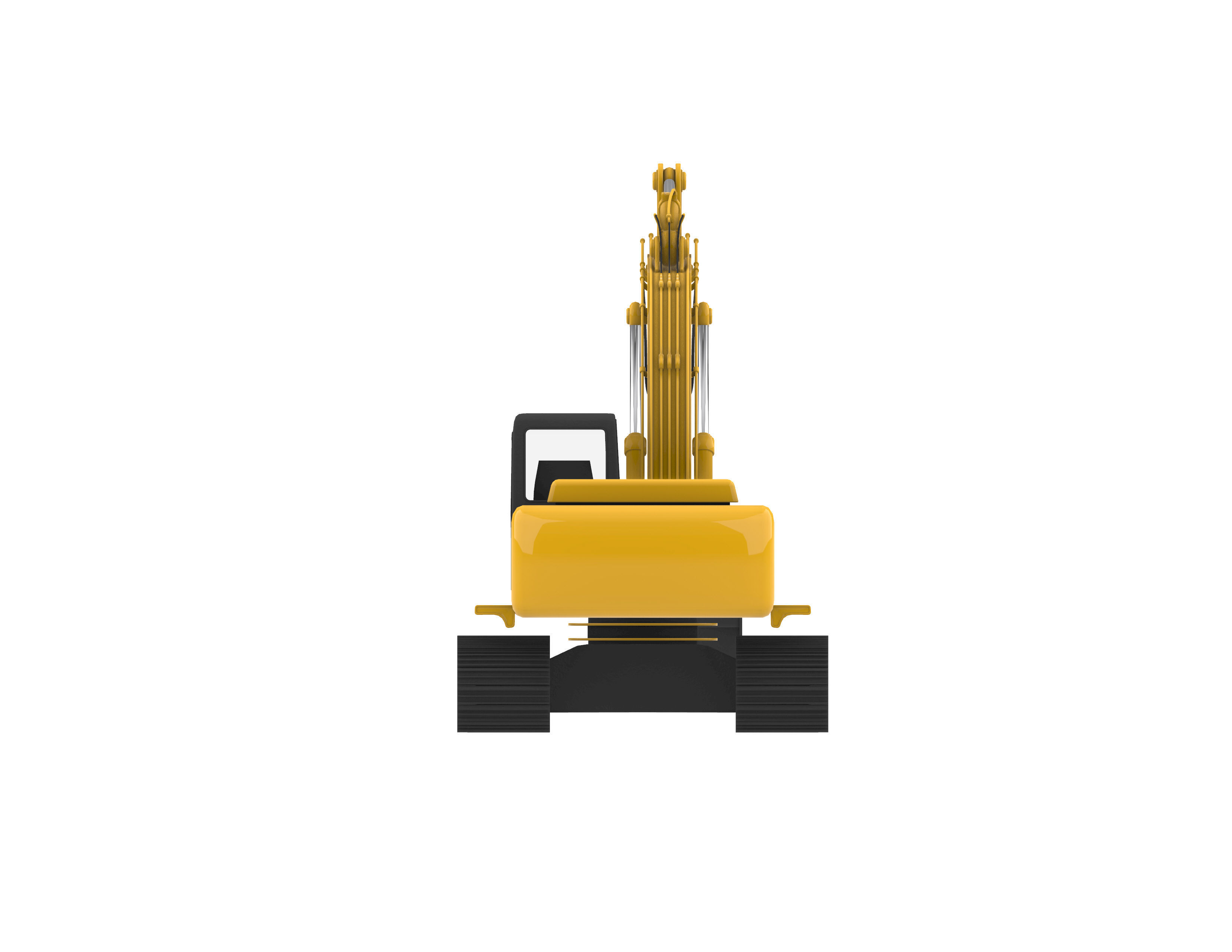 Excavator 3D model_5