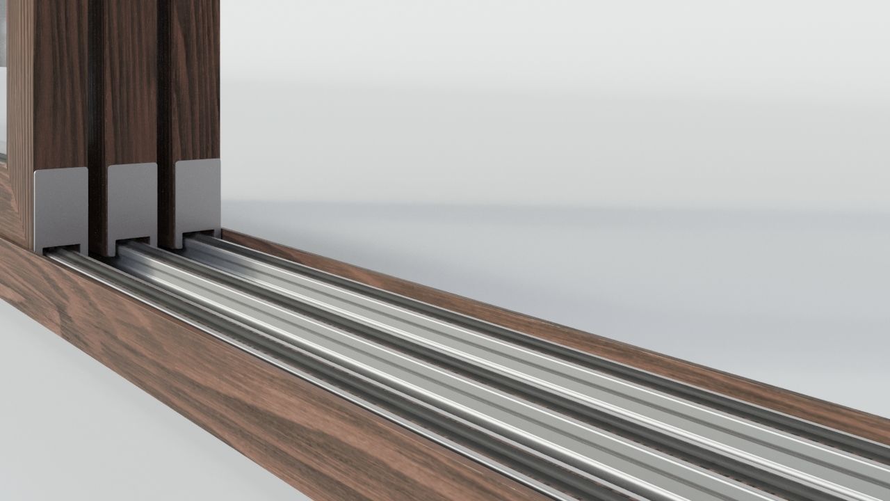Sliding Door Wood 3d Model 3090 mm x 1920 mm 3D model 3D model_5