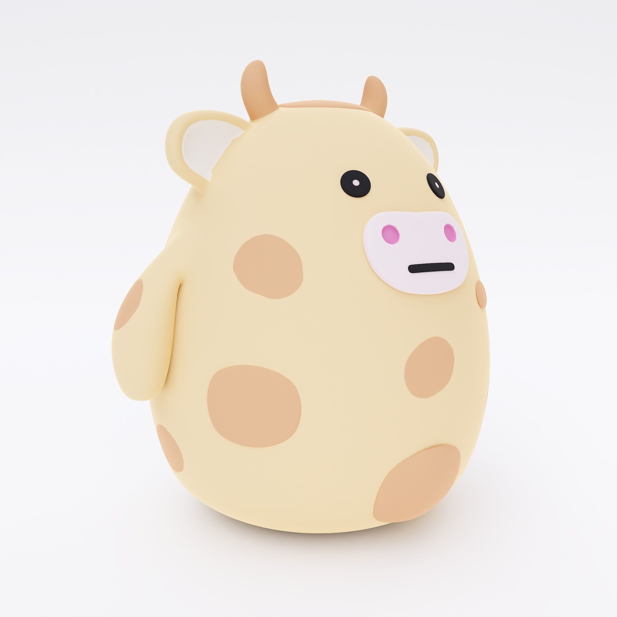 Cartoon Cow 3d model 3D model_2