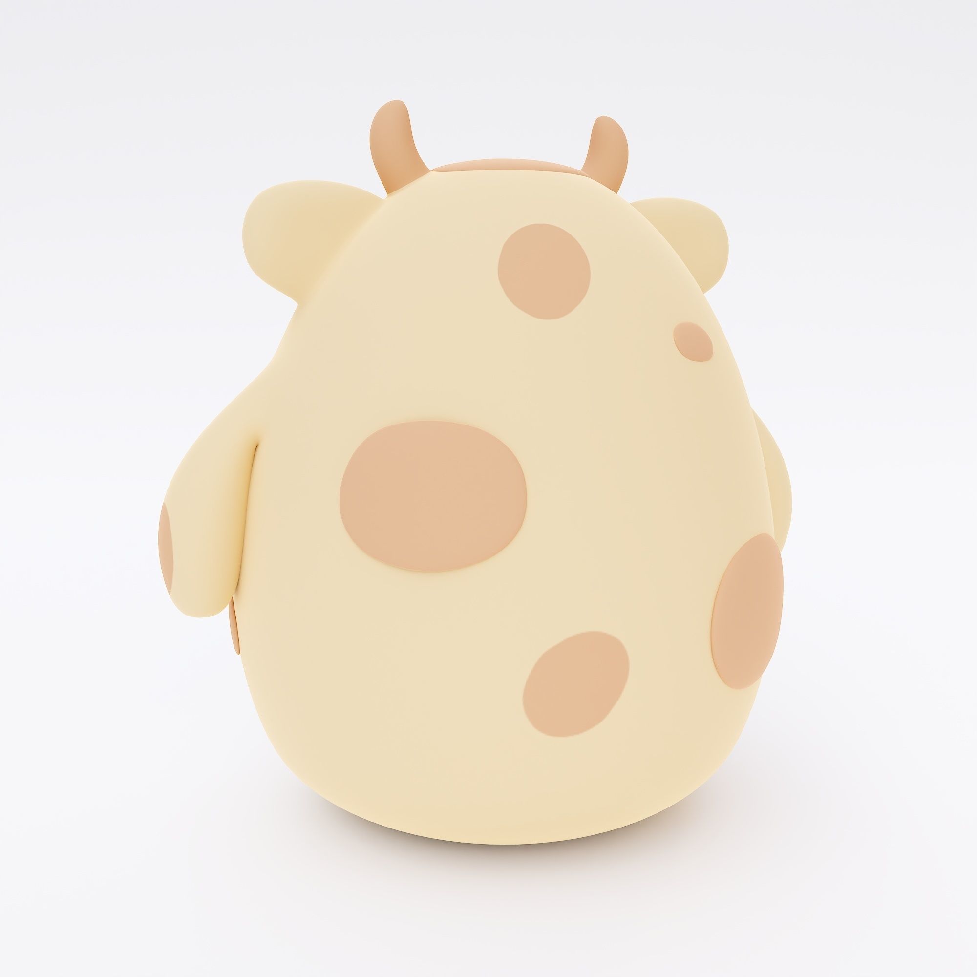 Cartoon Cow 3d model 3D model_3