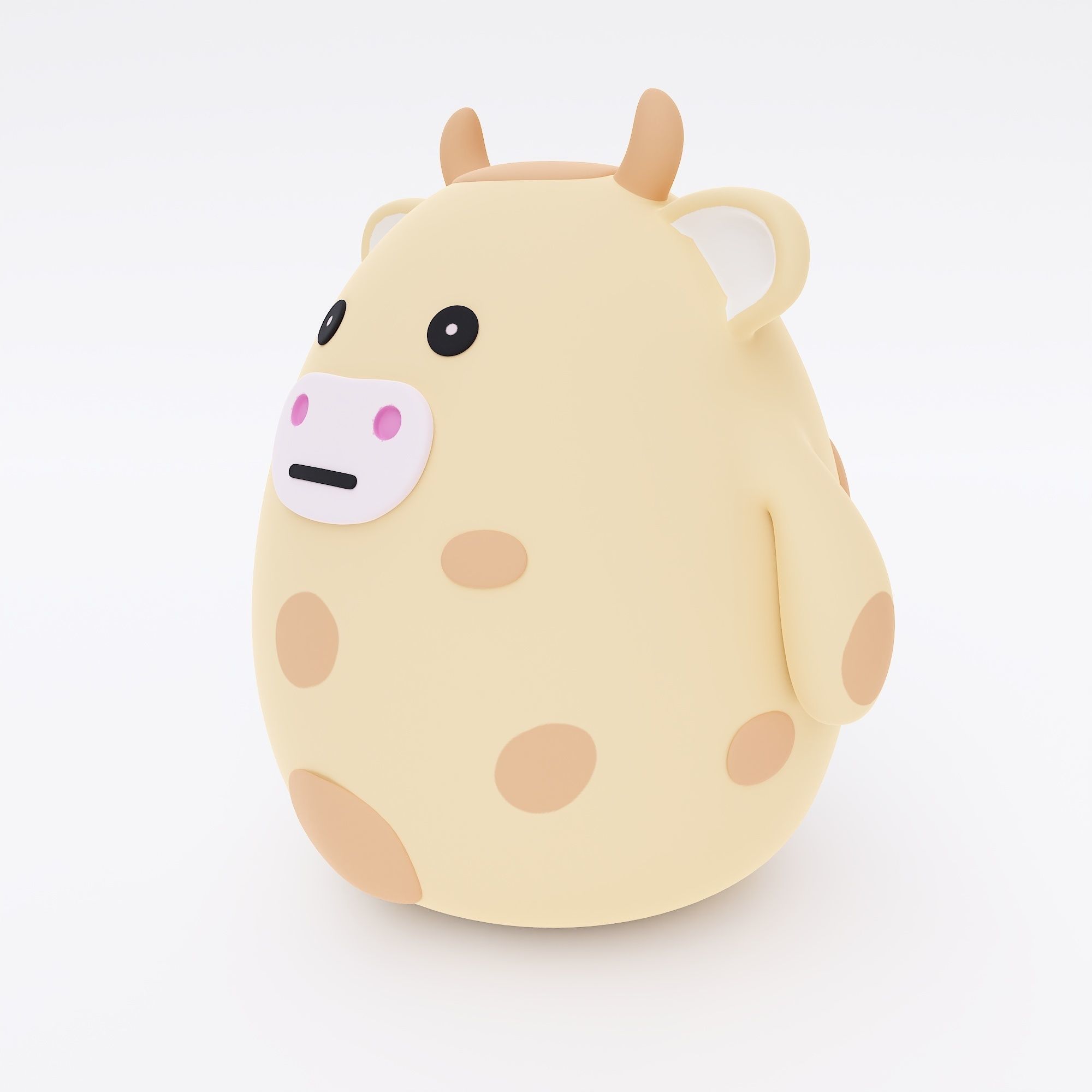 Cartoon Cow 3d model 3D model_1