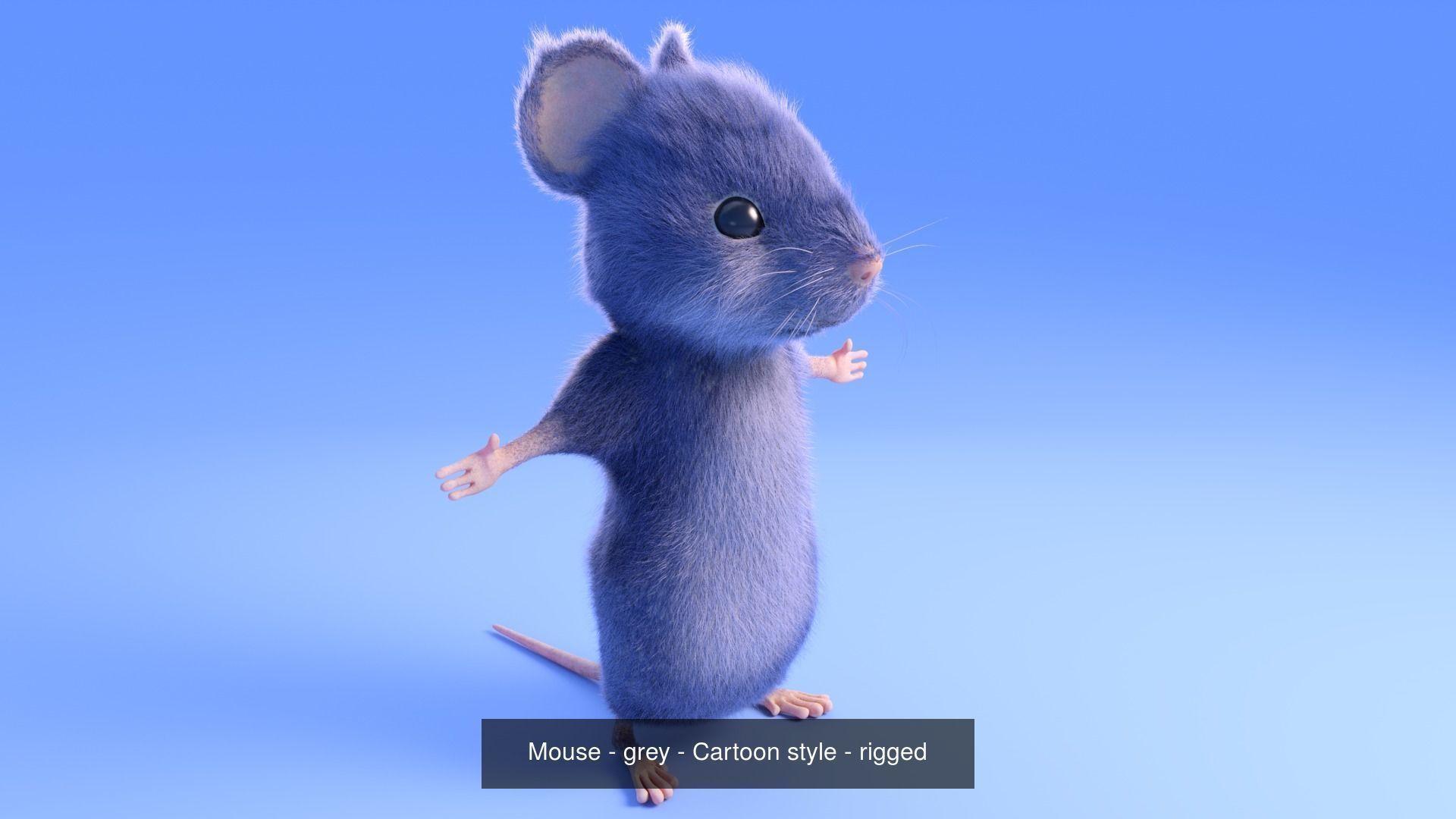 Cartoony Animals 3D Model Collection_9
