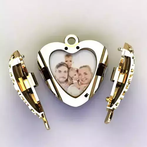 Love Heart Locket Pendant