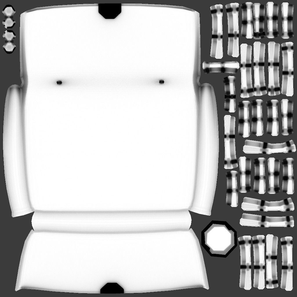 Leopard Skin Chain Handle Hand Bag Low-poly 3D model_12