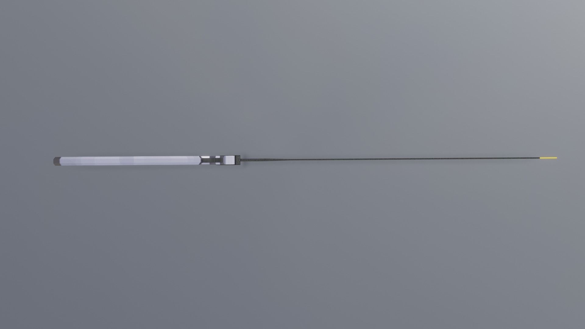 Sci-fi katana cyberpunk Low-poly 3D model_10