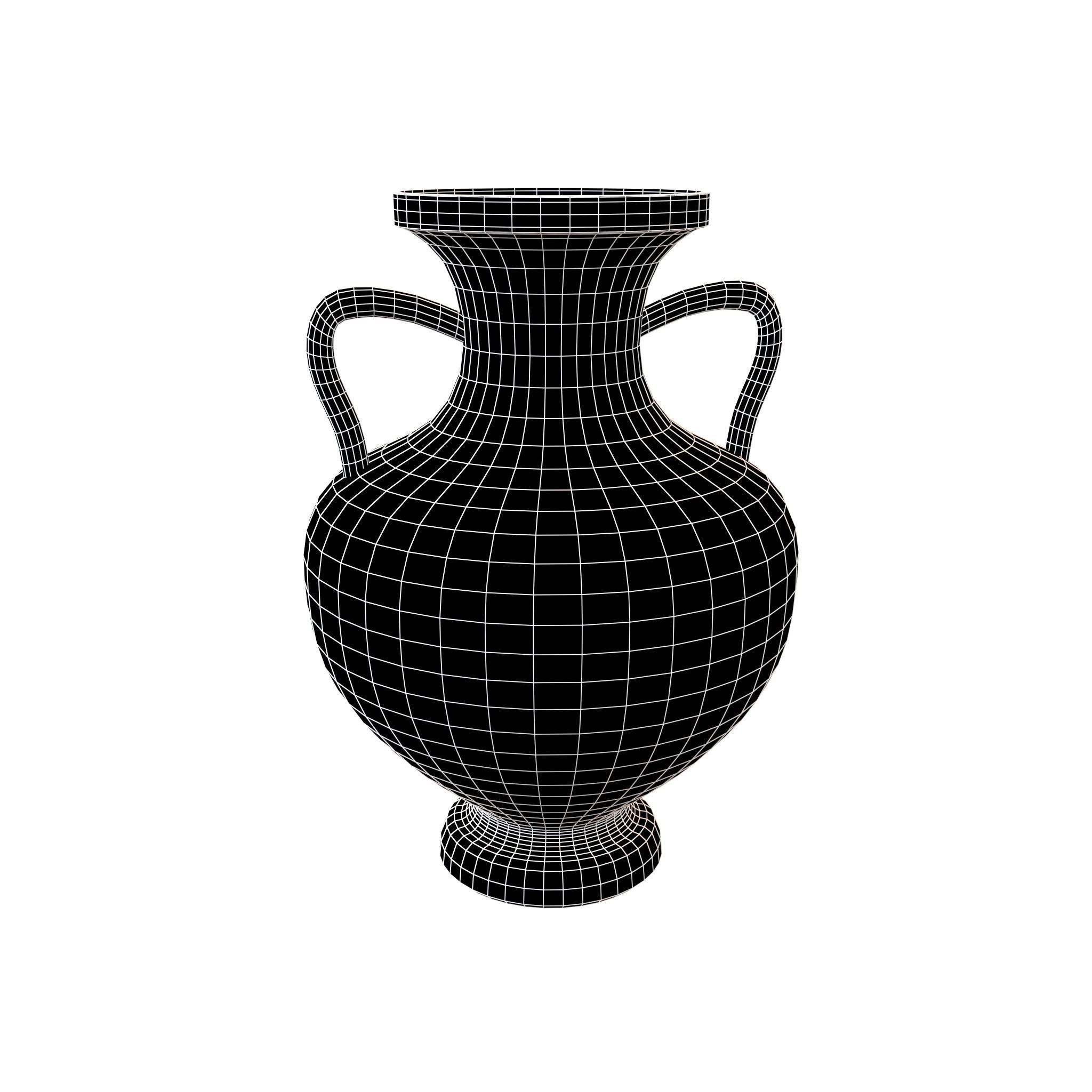Roman Pottery v2 002 Low-poly 3D model_5
