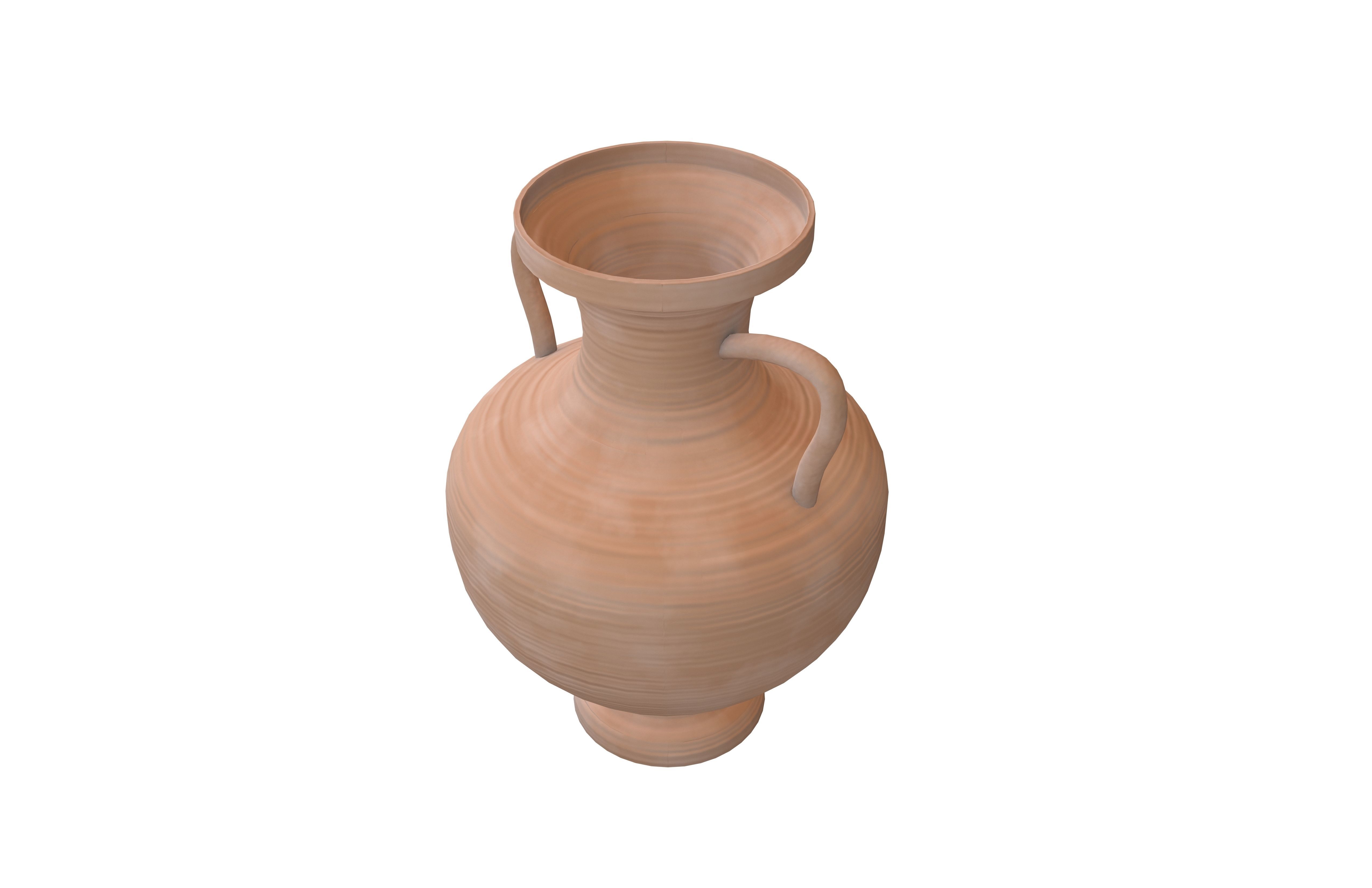 Roman Pottery v2 002 Low-poly 3D model_3