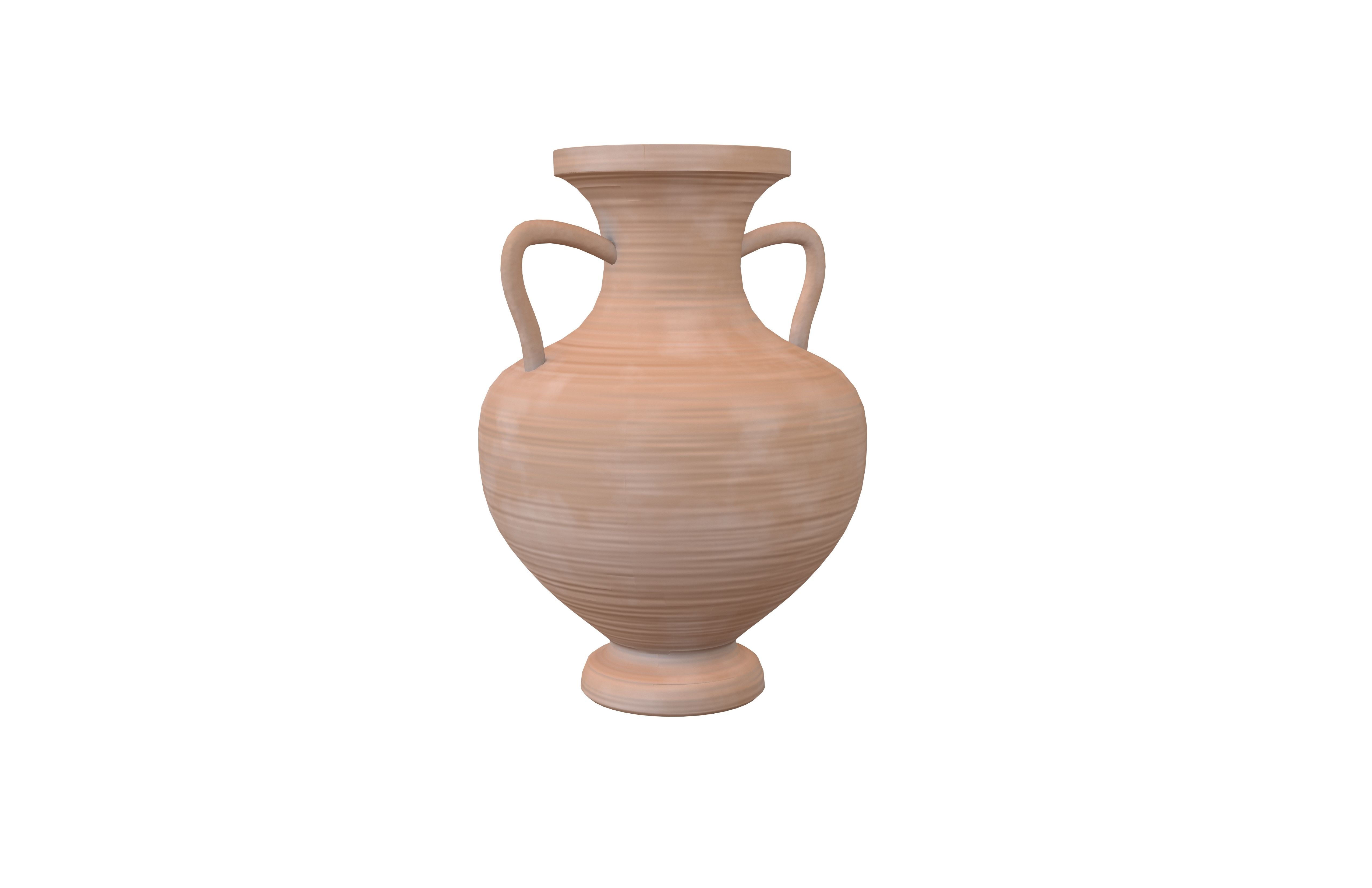 Roman Pottery v2 002 Low-poly 3D model_2