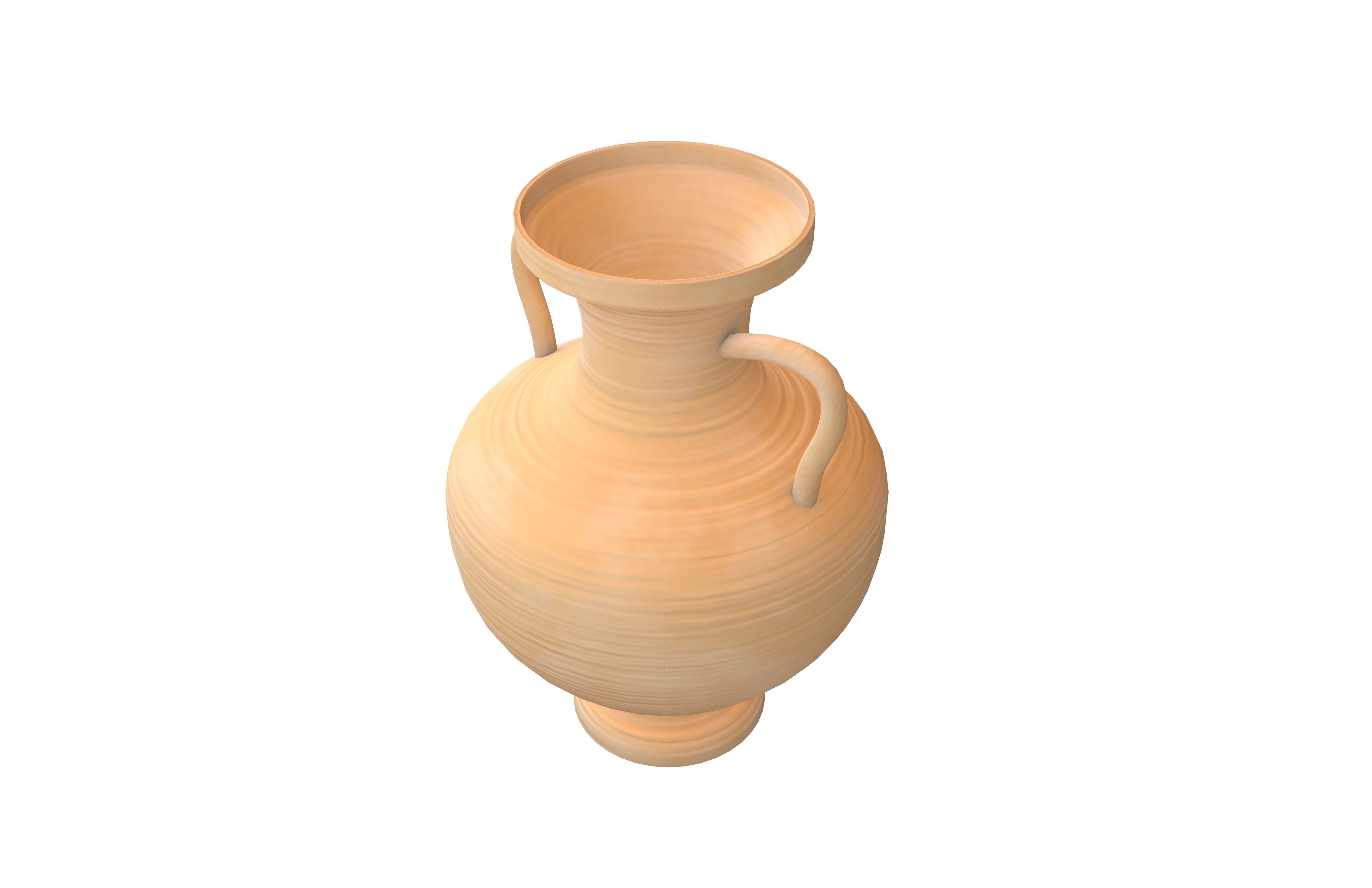 Roman Pottery v2 004 Low-poly 3D model_1