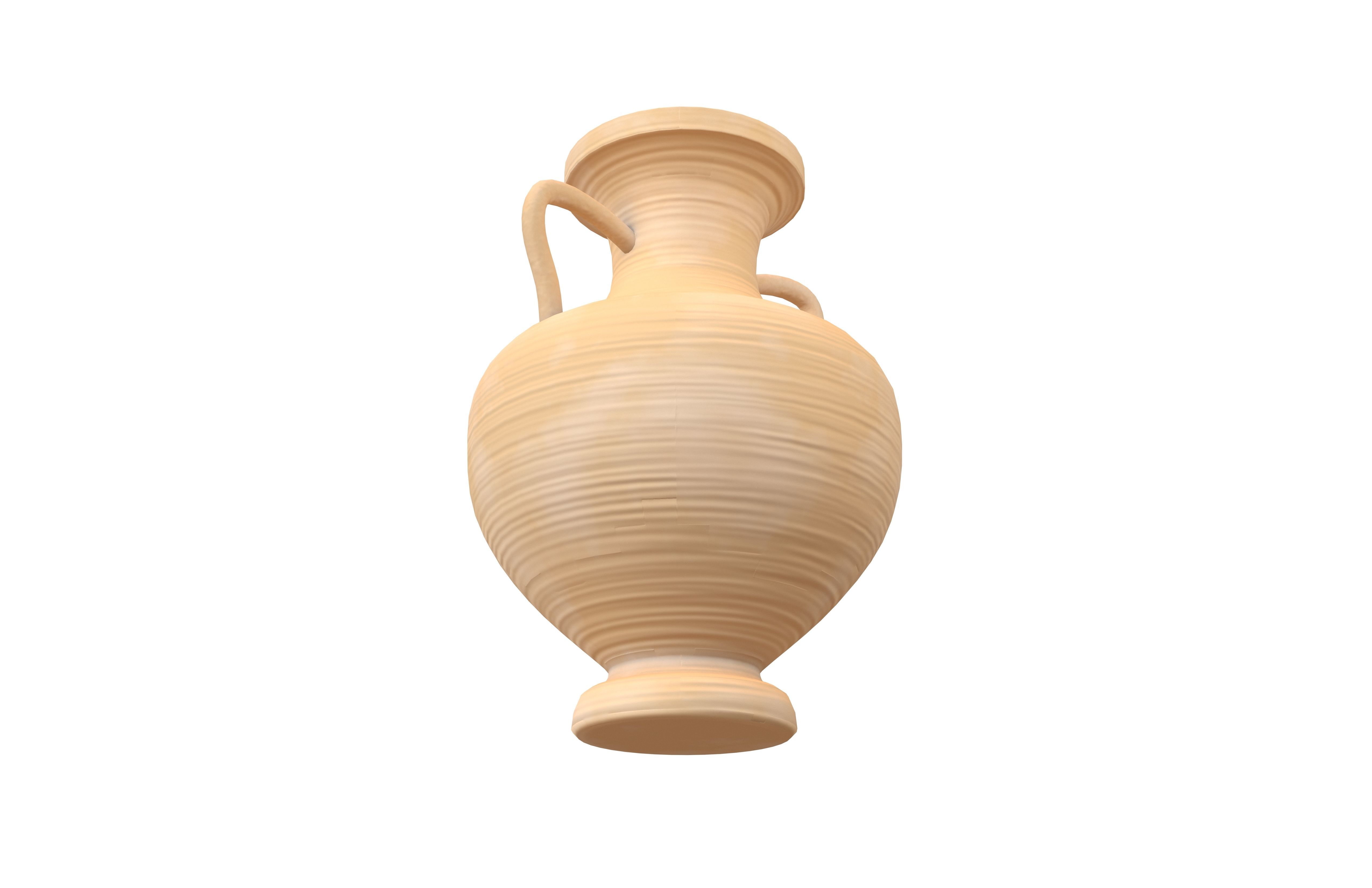 Roman Pottery v2 004 Low-poly 3D model_3