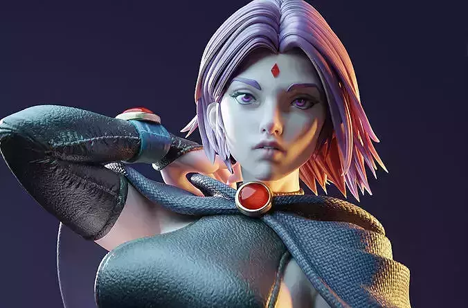 Raven  DC Heroes  3D print model