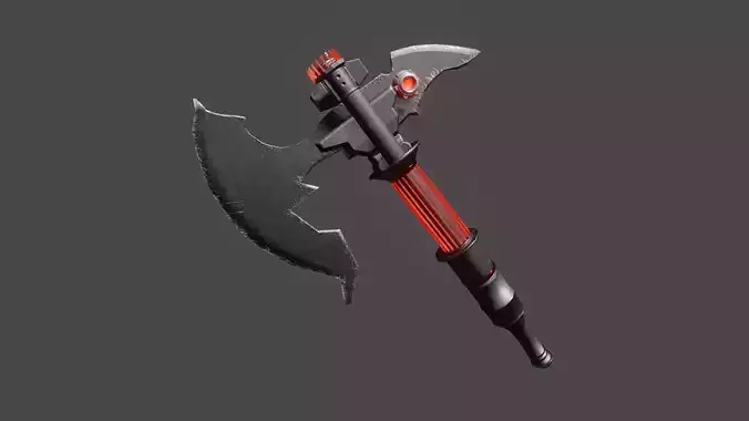 Sci-fi Axe futuristic melee weapon